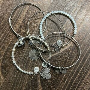 Alex & Ani Bracelets Set Of 5 B57